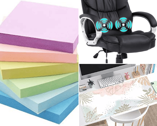 My new office goodies cover photo collage