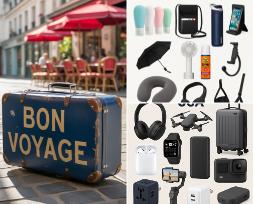 Travel Essentials cover photo collage