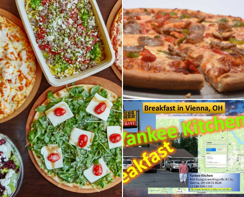 Liberty/Girard/Niles Ohio area food recommendations cover photo collage