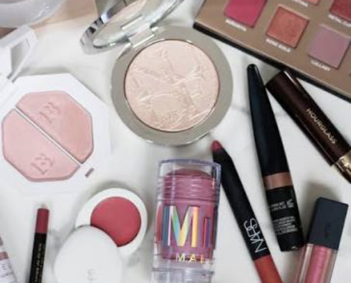 Makeup products for a glowing look ✨✨✨ cover photo collage