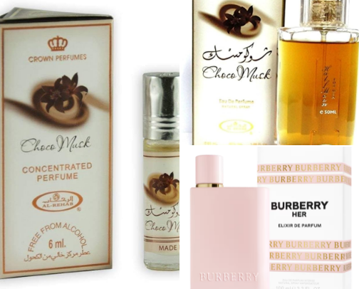 perfumes cover photo collage