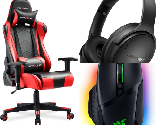 gear for gamers cover photo collage