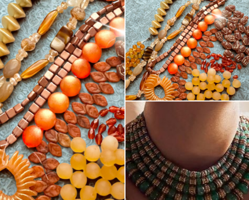 Beads for jewelry making cover photo collage