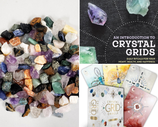 Working with Crystals for Adults & Kids cover photo collage