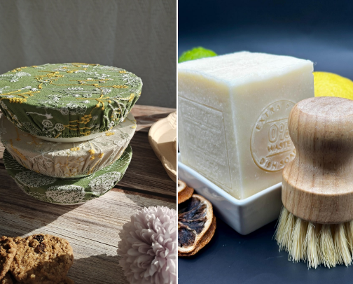 Rustic & Eco-Friendly Home Essentials - Thriving in a Tiny Space cover photo collage