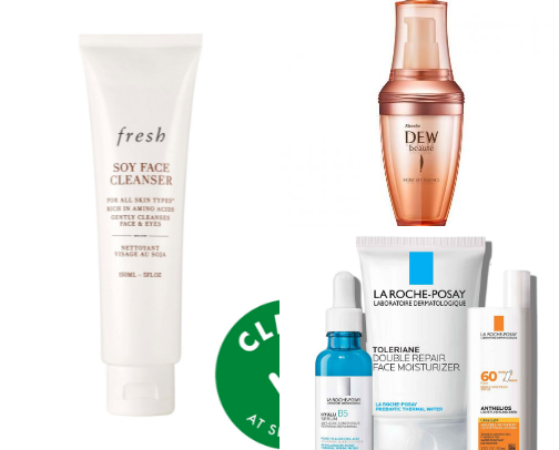 Skincare favorites cover photo collage