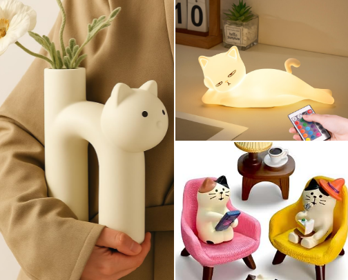 Cat-Shaped Things I Absolutely Don’t Need (But Want) 😹 cover photo collage