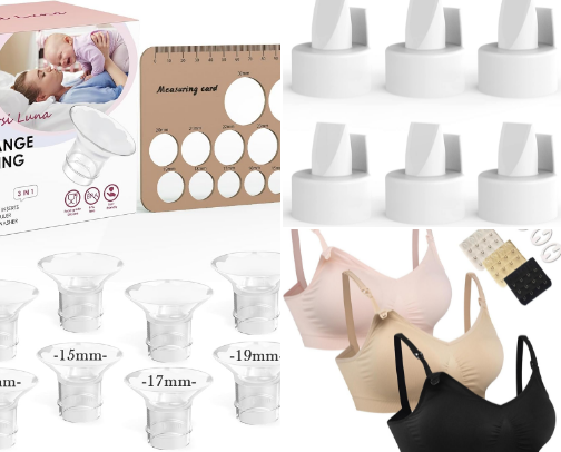 Breast feeding necessities! cover photo collage