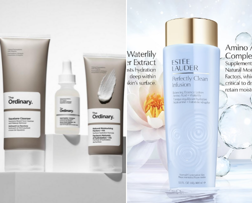 Beauty: care for all types of skin cover photo collage