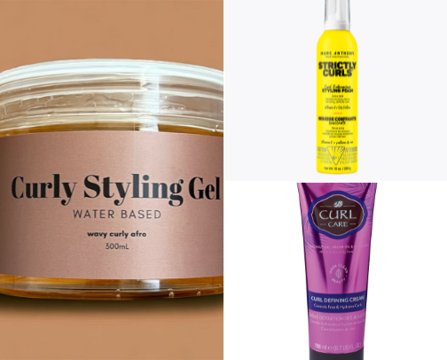 CURLY HAIR CARE from a curly girly cover photo collage