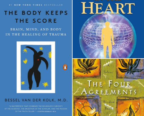 Books for Regulating Your Nervous System cover photo collage