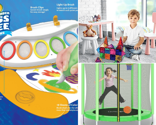 Happy kids happy mum cover photo collage