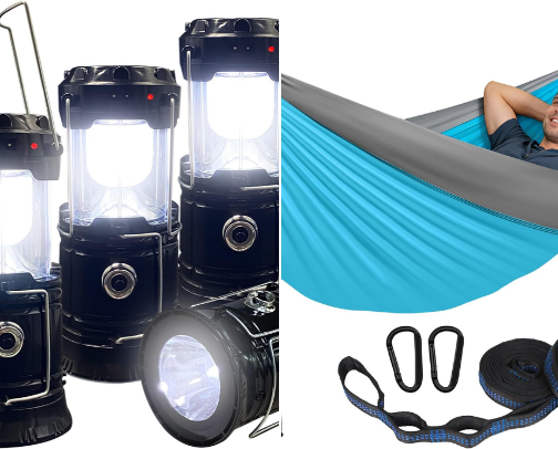 Camping Supplies cover photo collage