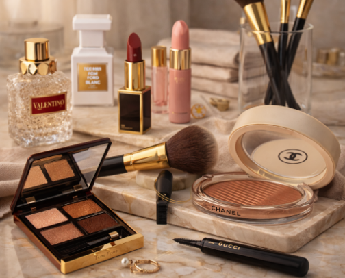 Makeup must haves cover photo collage