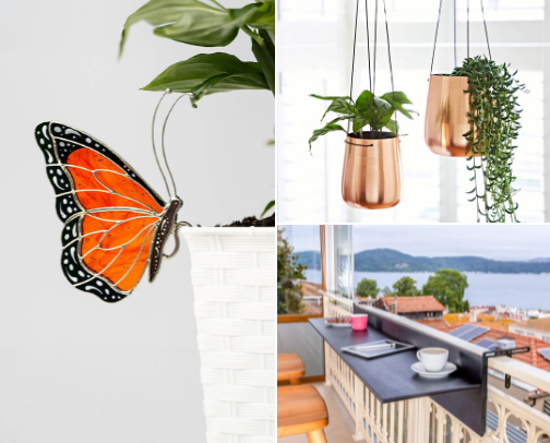 Charming Balconies and Patio Ideas cover photo collage