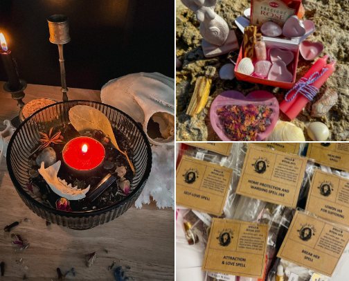 High-Rated Etsy Witches cover photo collage
