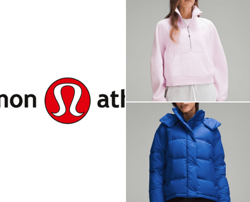 LULULEMON cover photo collage