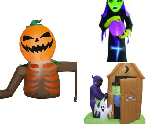 Outdoor Halloween Decorations cover photo collage