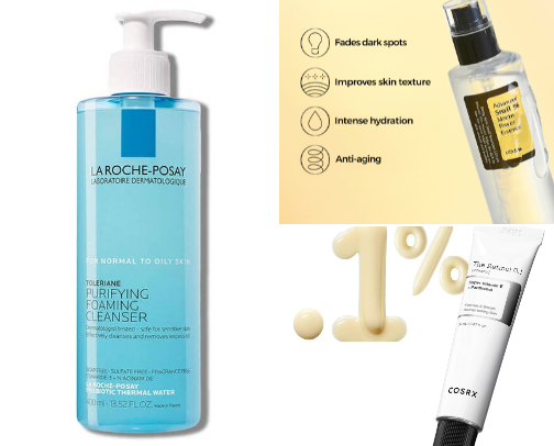 Skin care cover photo collage