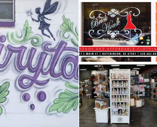 Local Kansas girl supporting local Kansas businesses cover photo collage