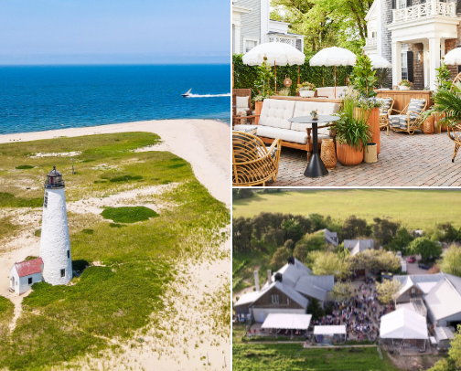 Guide to Nantucket: on island in the off season cover photo collage