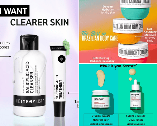 Sephora favorites cover photo collage