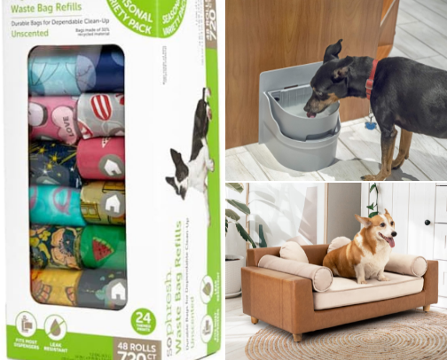 Pet essentials cover photo collage