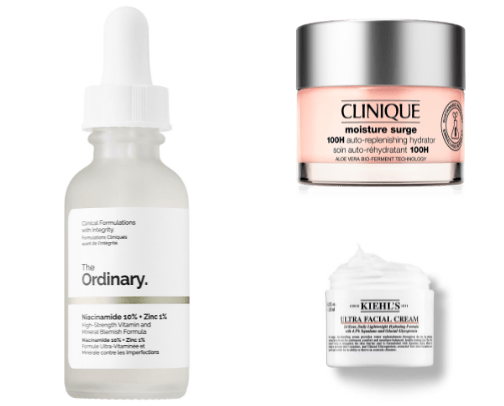 Skin care cover photo collage