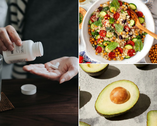 🥗 Healthy, Happy & Energized: My Top 15 Foods & Supplements 🍽️ cover photo collage