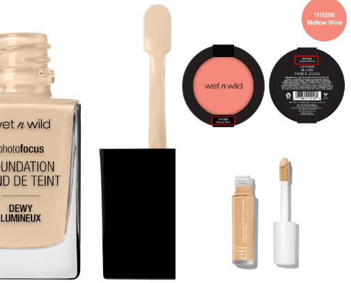 On a budget makeup cover photo collage