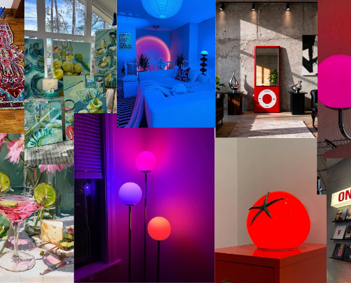 Art/Light decor cover photo collage
