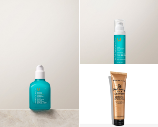 Best Hair Products for fine frizzy hair cover photo collage