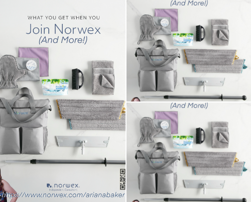 Norwex cover photo collage