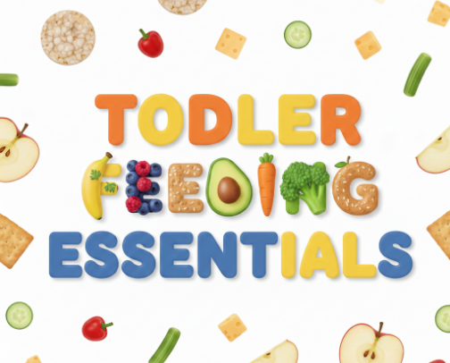 Toddler Feeding Essentials🍛🧃 cover photo collage