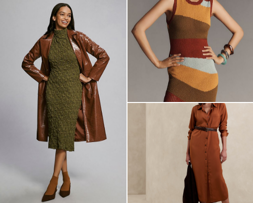 Inspired Fall Dresses cover photo collage