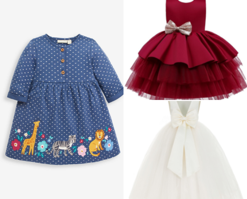 Baby Girl Dresses cover photo collage