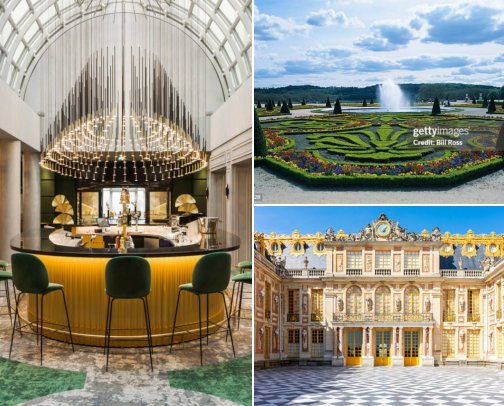 Palace Walks, Beautiful Gardens & Quiet Evenings Versailles, France cover photo collage