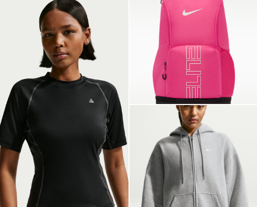 Nike apparel cover photo collage