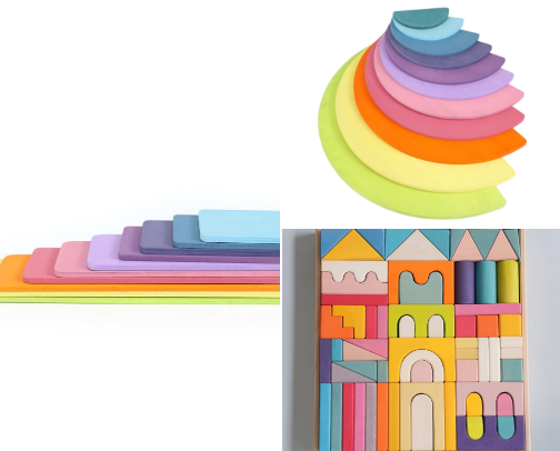 Open Ended Toys cover photo collage