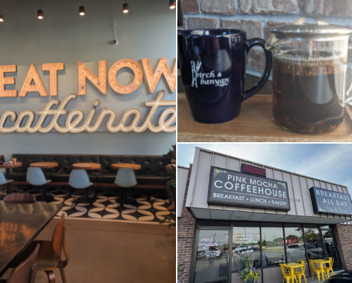 My Favorite Coffee Shops cover photo collage