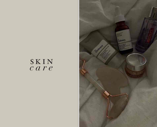 Skincare Recs! 🌸 cover photo collage