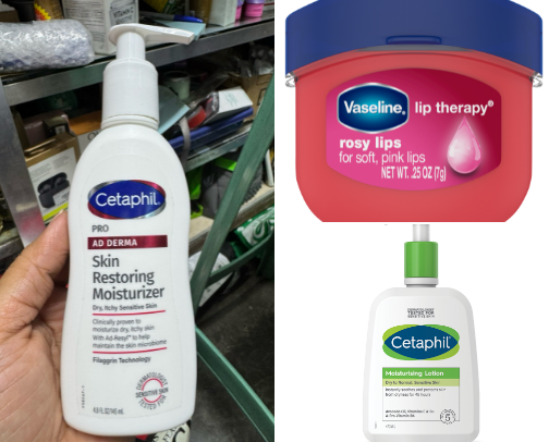 Gentle skincare for combination skin cover photo collage