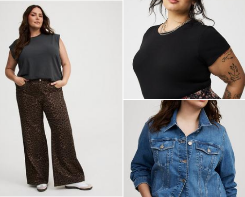 Plus size millenial fall essentials cover photo collage