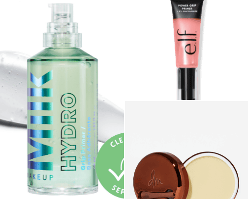 Makeup primer cover photo collage