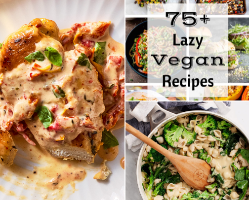 Meal Ideas For Lazy Days cover photo collage