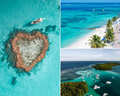 Tropical Island Bucket List cover photo collage