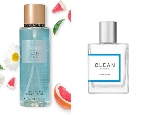 * **Perfumes and mists that smell like soap and just-showered** cover photo collage