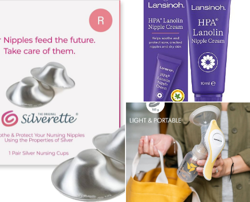 Breastfeeding/Pumping Essentials cover photo collage