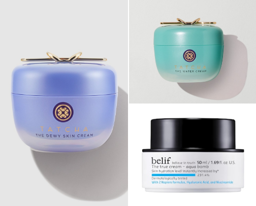 BEST WATER CREAM AND MOISTURIZERS YOU DON'T WANNA MISS TRYING 😌 cover photo collage