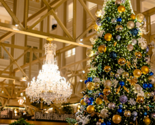 Christmas Dinner at Hilton cover photo collage